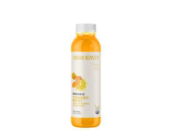 Order Urban Remedy Turmeric Boost Lemonade 12 oz (VG, GF) food online from Barzotto store, Palo Alto on bringmethat.com