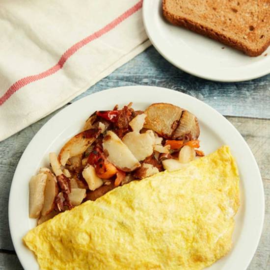 Order The Brandon Special Omelette food online from Vivian Millennium Cafe store, Studio City on bringmethat.com