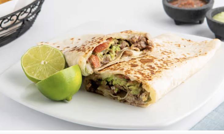 Order Super Quesadilla Shrimp food online from Taqueria Los Potrillos store, Petaluma on bringmethat.com