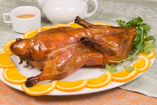 Order Roast Duck Whole  food online from Hong Kong Alleys Kitchen store, Union Park on bringmethat.com