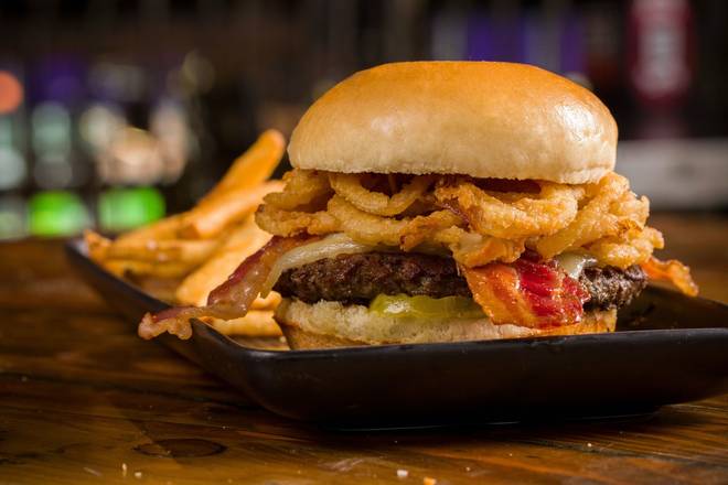 Order Burger Man food online from The Rock Wood Fired Pizza store, Tacoma on bringmethat.com