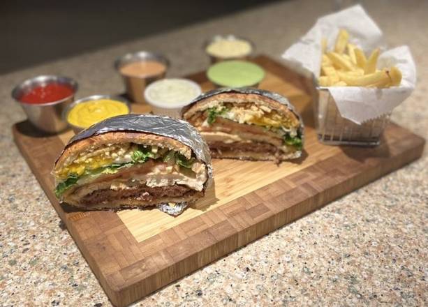 Order La Paisa Hamburgers + 1 Coca Cola Gratis food online from Medellin Restaurant store, Coconut Creek on bringmethat.com