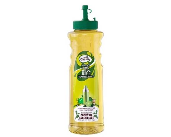 Order Master Of Mix Sweetened Lime Juice, 375mL(12.7 OZ) food online from Golden Ox Liquors store, Saint Augustine on bringmethat.com