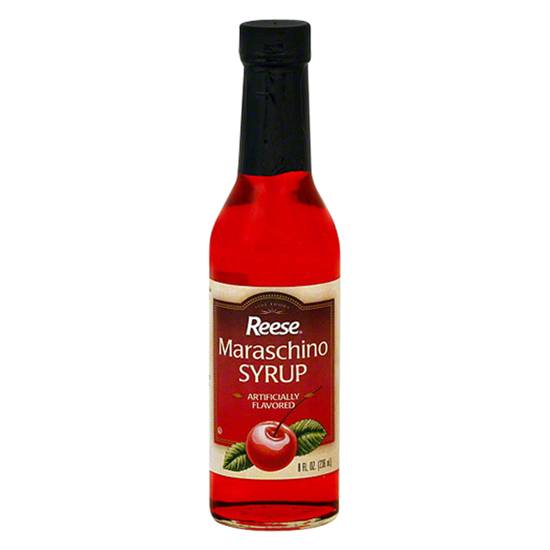 Order Reese Maraschino Cherry Syrup 8oz food online from Everyday Needs by Gopuff store, Thousand Oaks on bringmethat.com
