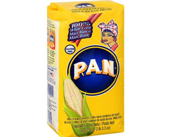 Order PAN White corn meal (2lbs) food online from Fresko Market store, Miami on bringmethat.com