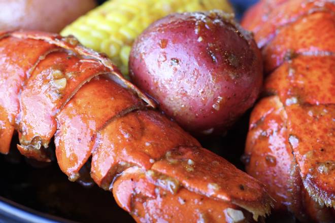 Order M4. Lobster Tail (1LB) food online from Captain King's Seafood City store, Memphis on bringmethat.com