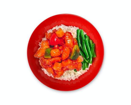 Order Pineapple Sweet + Sour Rice Bowl food online from Bento Asian Kitchen + Sushi - Southside store, Jacksonville on bringmethat.com