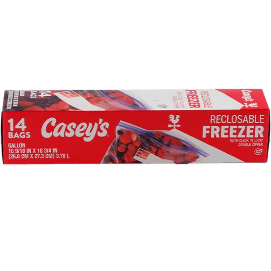 Order Casey's Reclosable Gallon Freezer Bags 14ct food online from Casey store, Eau Claire on bringmethat.com