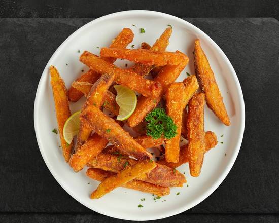 Order Sweet Potato Fries food online from The Burger Sizzle store, Saint Clair Shores on bringmethat.com