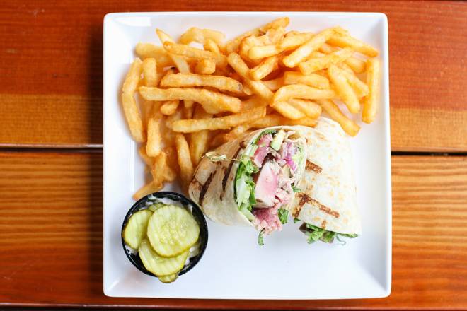 Order Grilled Ahi Tuna Wrap  food online from Tommy's Tavern + Tap store, Staten Island on bringmethat.com