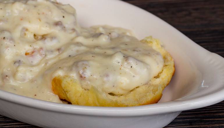 Order Biscuits & Sausage Gravy food online from Metro Diner store, Daytona Beach on bringmethat.com