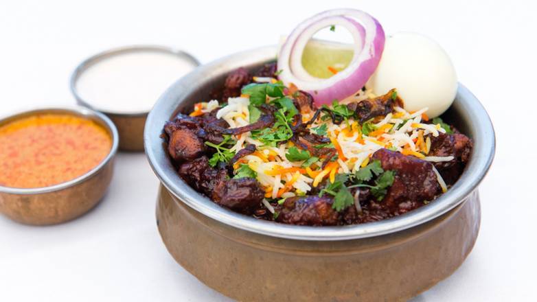 Order Ulavacharu Chicken Dum Biryani food online from Maa Kitchen store, Jacksonville on bringmethat.com