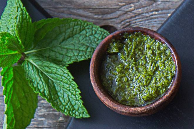 Order Cilantro Mint Chutney food online from Sajj store, San Francisco on bringmethat.com