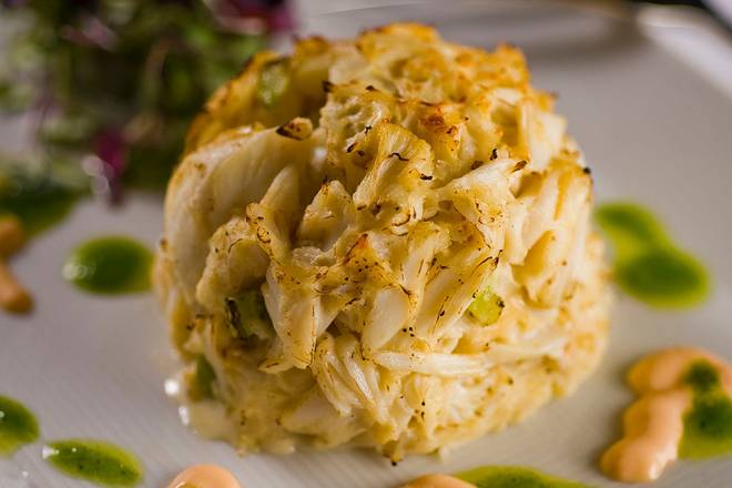 Order JUMBO LUMP CRAB CAKE food online from Sullivan's store, Palm Desert on bringmethat.com