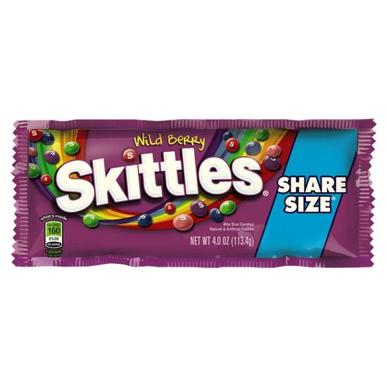 Order Skittles Wild Berry Share Size 4oz food online from Casey's General Store store, Kearney on bringmethat.com