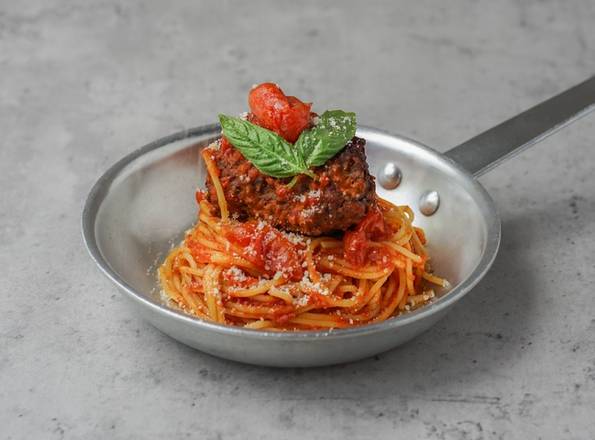Order Spaghetti with Meatball food online from Pummarola store, Coral Gables on bringmethat.com
