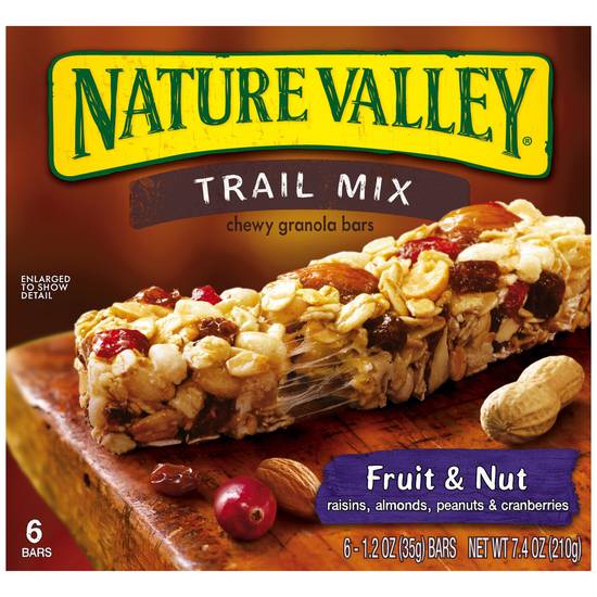 Order Nature Valley Trail Mix Bars Fruit & Nut food online from Cvs store, SUNNYVALE on bringmethat.com