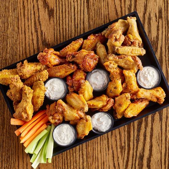 Order 25 Piece Wings food online from Wild Wing Cafe store, Greenville on bringmethat.com