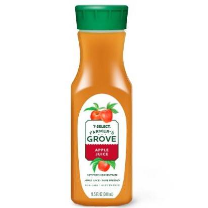 Order 7 Select Farmers Grove Apple Juice 11.5oz food online from 7-Eleven store, South Daytona on bringmethat.com
