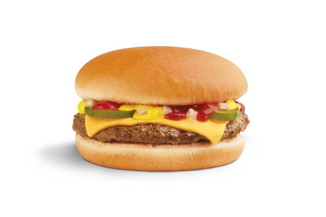 Order Cheeseburger food online from Wienerschnitzel store, Cypress on bringmethat.com