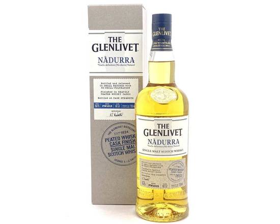 Order Glenlivet - Nadurra - Peated Whisky Cask food online from Santa Monica Liquor store, Santa Monica on bringmethat.com