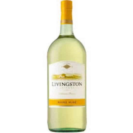 Order LIVINGSTON RHINE WINE  1.5 lt bottle  food online from Duke Liquor & Jr. Market store, Los Angeles on bringmethat.com