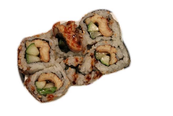 Order Unagi Cucumber Roll 8pcs food online from #35 store, Seattle on bringmethat.com