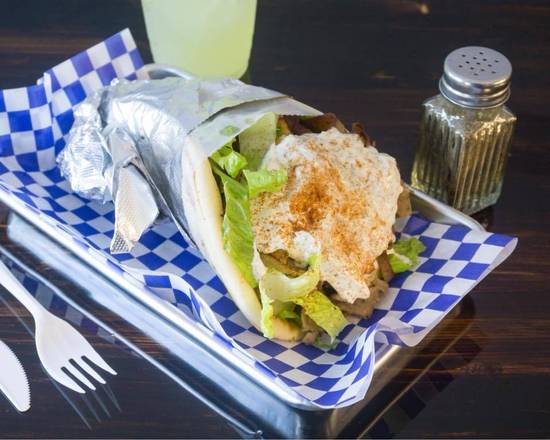Order Bifteki Pita Sandwich food online from Think Greek- Port St Lucie store, Port St. Lucie on bringmethat.com