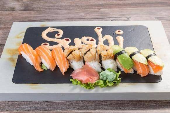 Nigiri sushi foie gras