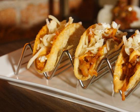 Order Chicken Tacos (3 pcs) food online from Inchin Bamboo Garden store, San Ramon on bringmethat.com