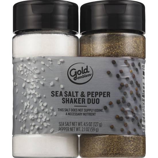 Order Gold Emblem Salt & Pepper Shaker Set food online from Cvs store, SUNNYVALE on bringmethat.com