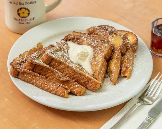 Order French Toast food online from Buttercup Kitchen Family Restaurant store, Vallejo on bringmethat.com