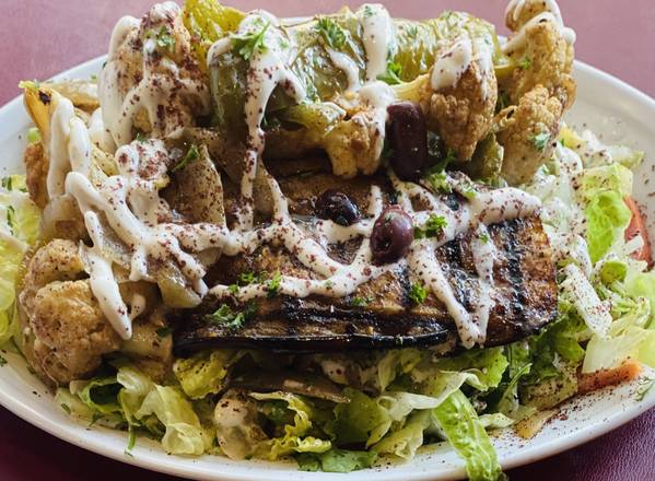 Order Vegetable Salad food online from Shawarma King store, Seattle on bringmethat.com