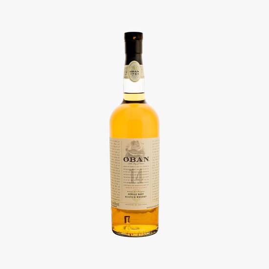 Order Oban Single Malt Scotch Whisky 14 Year Old food online from Santa Monica Liquor store, Santa Monica on bringmethat.com
