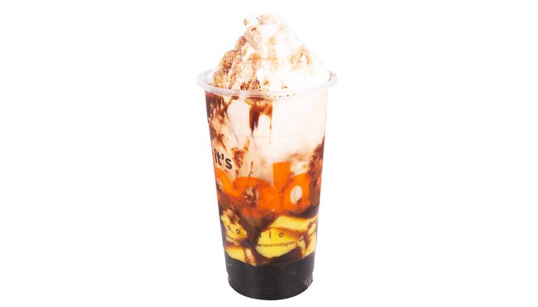 Order Frosty Milk with Chocolate, Pudding, and Honey Bob food online from Boba Time store, Los Angeles on bringmethat.com