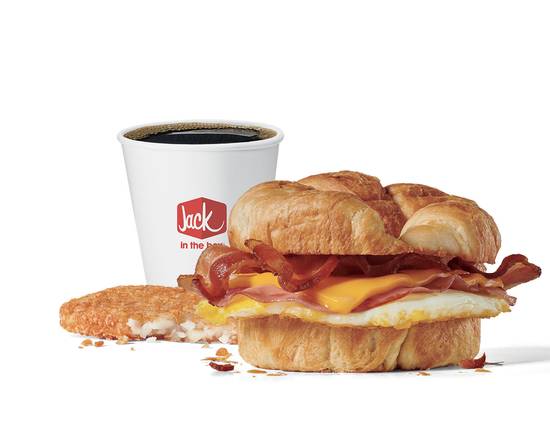 Order Supreme Croissant Combo food online from Jack In The Box store, Castaic on bringmethat.com