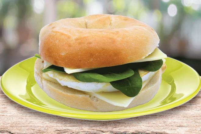 Order Spinach Omlet food online from The Great American Bagel store, Oak Lawn on bringmethat.com