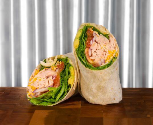 Order Turkey Breast Wrap food online from Yum Yum Donuts store, Madera on bringmethat.com