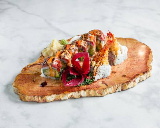 Order Flame Roll (shr & fm) food online from Ninja Japanese Sushi Bar & Steak House store, Chesterfield on bringmethat.com