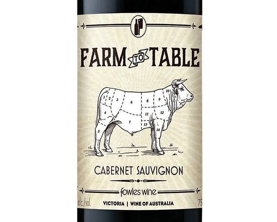 Order Farm to table Cabernet Sauvignon - 750ml  13.7%ABV food online from Princess Liquors store, Port Saint Lucie on bringmethat.com