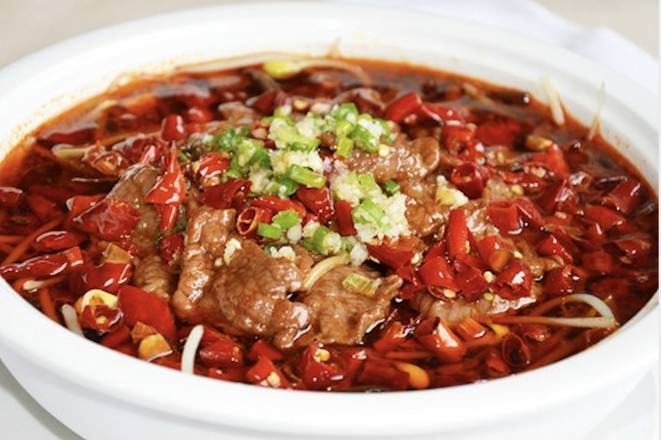 Order Boiled Beef 水煮牛肉 food online from Mandarin House store, Portland on bringmethat.com