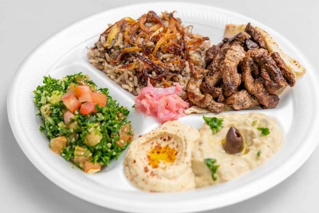 Order Shawarma Platter food online from Al Basha Middle Eastern Grocery & Deli store, Miami on bringmethat.com