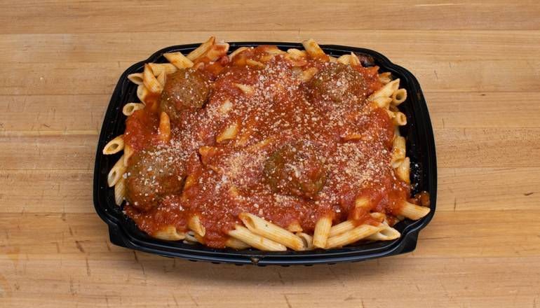 Order Pasta Bucket with 4 Meatballs with Sauce food online from Amato's store, Portland on bringmethat.com