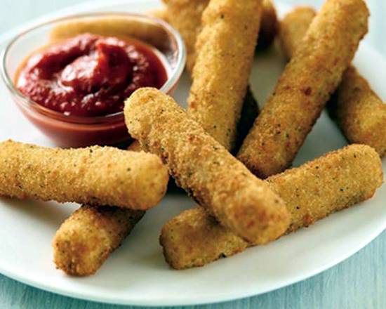 Order Mozzarella Sticks (6 pcs) food online from Asana Cafe store, Tulsa on bringmethat.com