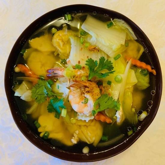 Order Wor Wonton Soup food online from Khao Soi Thai store, Studio City on bringmethat.com