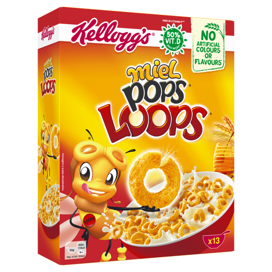 Céréales Miel pops Kellog's 400 gr