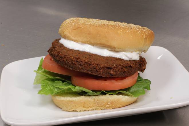 Order Falafel Burger food online from Koko's Mediterranean Grille store, Chicago on bringmethat.com