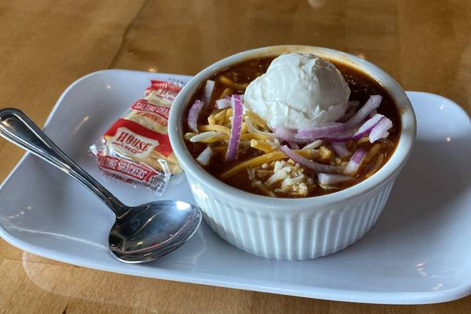 Order House-Made Chili food online from Tradition's Restaurant store, West Fargo on bringmethat.com