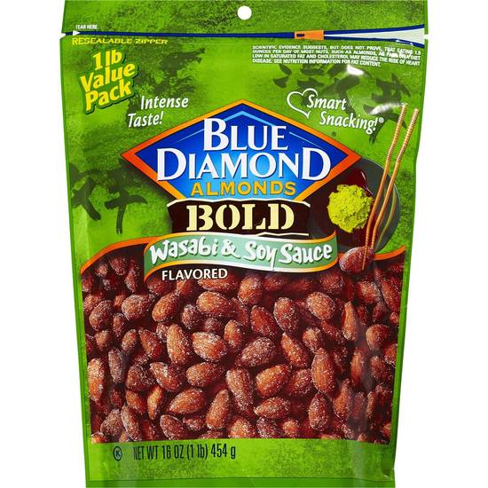 Order Blue Diamond Almonds Wasabi & Soy Sauce, 16 OZ food online from Cvs store, MARTINEZ on bringmethat.com