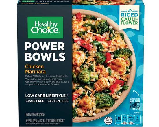 Order Healthy Choice Power Bowls Chicken Marinara with Cauliflower Rice  food online from Fresko Market store, Miami on bringmethat.com